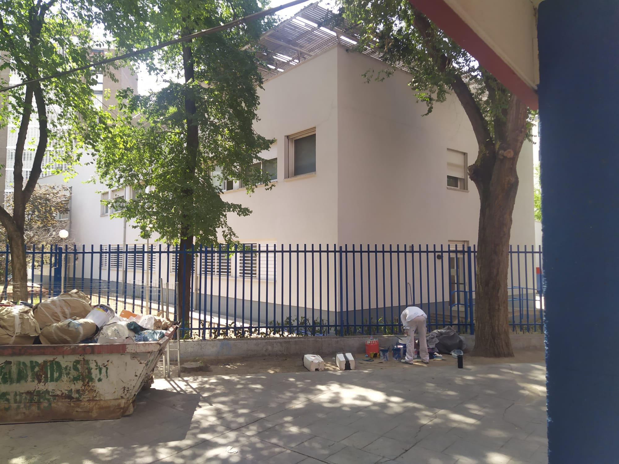 Obras en los colegios públicos de Hortaleza durante el verano de 2022